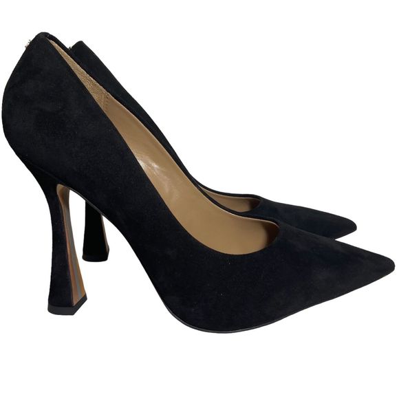 Sam Edelman Black Suede Heels - Picture 8 of 15